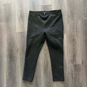 Andrew Marc Faux Suede Black Legging - Size XL